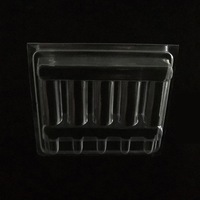 Vide médical jetable de vente chaude formant des dispositifs de médicaments plateau de flacon en plastique plateau de bouteille de médecine punnets à clapet