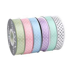 Nine-Colored Ribbon Polka Dot Satin Ribbon 2cm Double Face For Diy Crafts Decorations Packaging Accessories - Product Image 5