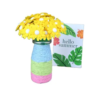 3D 펠트 스티커 사용자 정의 DIY 꽃 꽃다발 키트