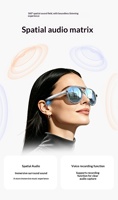 Lunettes Intelligentes IA avec Caméra 8MP, Prise de Photos, Traduction pour Appels, Contrôle par Bouton Tactile, Recharge Magnétique pour Double Plateforme