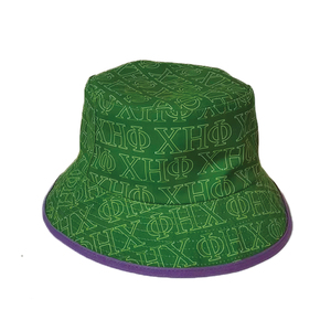 62cm CHI ETA PHI en ambos sentidos, sombrero de cubo Reversible para mujer, sombrero de cubo Reversible, sombrero de playa de verano, gorra para exteriores - Product Image 1