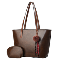 Sac à main pour femme MAY ZOO, couleur noire unie, fermeture à glissière, tendance toutes saisons, design logo, PU, polyester, voyage