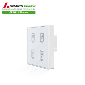 luz de <span class=keywords><strong>casa</strong></span> inteligente atenuación <span class=keywords><strong>dali</strong></span> interruptor dimmer táctil luz interruptor de alimentación con cuatro botones. - Product Image 1