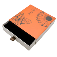 Boîtes cadeaux en carton rigide avec logo personnalisé, tiroir coulissant, boîtes cadeaux en papier avec poignée en ruban