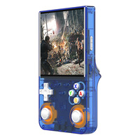 Console de jeu portable 128G R36 Ultra 4.0'' IPS avec système Linux, style rétro, lecteur WIFI, consoles de jeux vidéo d'arcade portables R36s