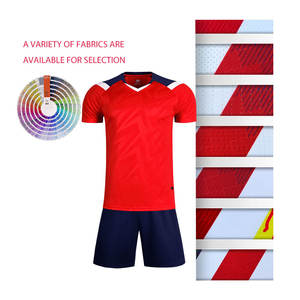 Yüksek kalite futbol formaları Set özel süblimasyon hızlı kuru nefes takım futbol formaları futbol formaları - Product Image 4