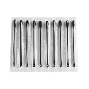 Extracteur d'acné, nettoyeur d'oreilles, démaquillant, extracteur de points noirs, cotons-tiges multifonctionnels, emballage individuel jetable - Product Image 1