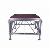 Escenario Modular de Aluminio y Hierro para Conciertos, Actuaciones y Discursos, con Capacidad de Carga de 1000 kg y Dimensiones Personalizables