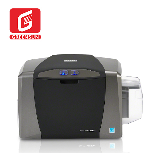 Original HID Fargo PVC ID Card Printer DTC1250e Smart Rfid Card Printer Thermal Plastic Card Printer Machine
