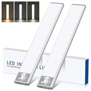 2025 DC5V ใหม่ USB ชาร์จไฟได้1200mAh ไร้สายเซ็นเซอร์การเคลื่อนไหวตู้ไฟดีไซน์ทันสมัย IP44กันน้ำภายใต้ห้องครัว - Product Image 1