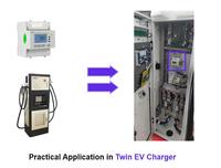 Compteur d'énergie DC multifonction MID approuvé DJSF1352-D-600 DC 600A 1500V pour chargeurs de véhicules électriques