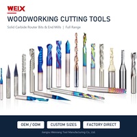 WEIX Factory Direct Arc Bending Bit Fraise à rainurage intégrée 1/2 Inch Shank R18 R30 R50 Routeur Bit pour cintrer le bois