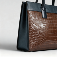 Tissu en cuir PU suédé imitation peau de crocodile de haute qualité, polyvalent pour chaussures pour femmes, rideaux, matelas, accessoires, artisanat, ceintures