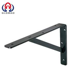 رف قابل للطي, رف أسود قابل للطي ، زاوية حامل قابل للتعديل ، دعامة للأثاث - Product Image 2