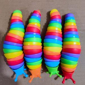 Promo Grosir Mainan 3D Artikulasi Lentur Fidget Slug Toy Slug Shark Dolphin Fidget Sensory Toy Mainan Sensorik Autisme - Product Image 2