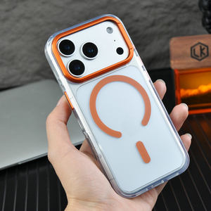 Étui de protection antichoc Armor Design avec protection contre les chutes intégrée, PC+TPU premium, caméra métallique, étui de téléphone magnétique puissant pour 17 Pro Max - Product Image 3