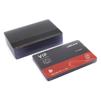 Carte de visite VIP personnalisée en PVC transparent avec feuille d'argent magnétique, impression offset et logo personnalisé