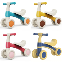Factory Wholesale 4 Wheel Baby Balance Bike Laufrad Toddler No Pedal Walking Bike Ride on Toy for Kids Boys Girls