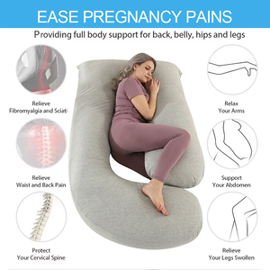 Almohada de Maternidad Ajustable para Aliviar el Estrés Durante el <span class=keywords><strong>Embarazo</strong></span>, Personalizable de Fábrica (OEM) - Product Image 3