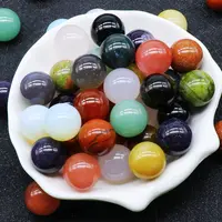 Bolas de cristal pulidas de 16mm, esferas de cristal naturales, bolas curativas, Chakra, gran calidad, venta al por mayor