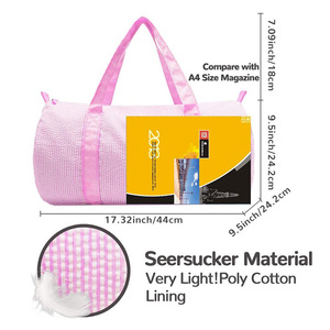 Sac de voyage léger en seersucker pour <span class=keywords><strong>enfants</strong></span>, nouveau style 2026, idéal pour les week-ends et les déplacements (vente en gros) - Product Image 5