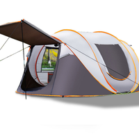 Tente Pop-Up Entièrement Automatique 3 à 8 Personnes Tente Instantanée pour Famille Plage Camping & Festivals en Plein Air |   Ouverture rapide et portable