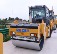 Compacteur vibratoire à double tambour XCMG officiel d'occasion XD82 8 tonnes, rouleau compresseur routier