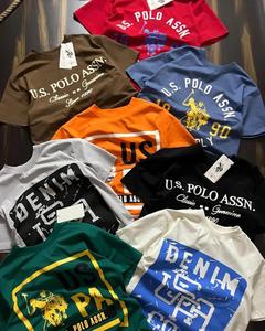 T-shirt <span class=keywords><strong>di</strong></span> Marca <span class=keywords><strong>di</strong></span> <span class=keywords><strong>Tendenza</strong></span> 2025, Magliette Casual Oversize per <span class=keywords><strong>Uomo</strong></span>, T-shirt Vintage Unisex in Cotone - Product Image 2