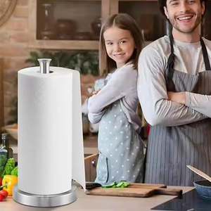 Portarotolo <span class=keywords><strong>da</strong></span> <span class=keywords><strong>Terra</strong></span> <span class=keywords><strong>in</strong></span> <span class=keywords><strong>Acciaio</strong></span> <span class=keywords><strong>Inox</strong></span> per <span class=keywords><strong>Carta</strong></span> <span class=keywords><strong>Igienica</strong></span> e Cucina, Supporto Autoportante per Rotolo di <span class=keywords><strong>Carta</strong></span> <span class=keywords><strong>Igienica</strong></span> - Product Image 4