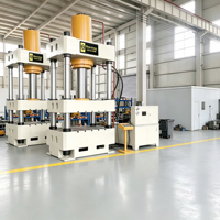 Prensa Hidráulica de Quatro Colunas e Três Feixes de Gama Completa com Motor PLC, Máquina Multifuncional para Tampas de Roda e Forros de Porta