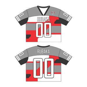 Finch เสื้อผ้า2024อเมริกันฟุตบอลสั่งทำปักลาย unisex กีฬาเสื้อยืดหลวมพอดีตาข่ายขนาดใหญ่พิเศษ - Product Image 1