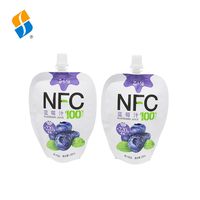 Op maat gemaakte 150ml matte aluminiumfolie plastic zakken NFC fruitsap verpakkingszakken vloeistof uitgietzakken food grade Doypack uitgietzakken