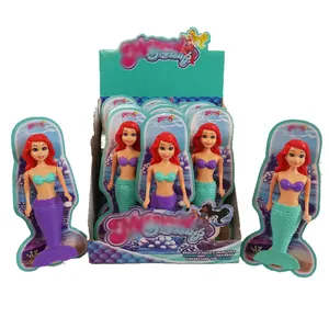 QS Factory Girl Mini Cartoon Bathing Playmate Multi Estilo Natação Plástico Wind-Up Boneca Brinquedos Para Crianças Presente Engraçado
