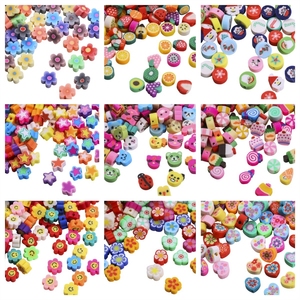 Cuentas de Navidad, Frutas, Flores, Animales, Colgantes de Arcilla Polimérica, Pulseras, Collares, Materiales para Abalorios, Accesorios de Joyería DIY para Halloween - Product Image 2
