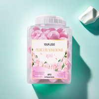 Bombes professionnelles de pédicure de logo privé de bombe de bain avec des bulles et un bon parfum fort