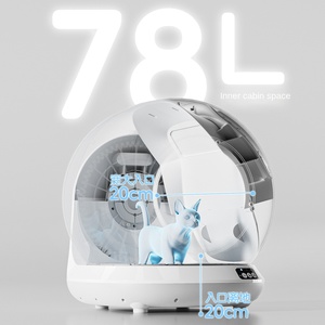 Lettiera Intelligente per <span class=keywords><strong>Gatti</strong></span> con Pulizia Automatica, Toilette Completamente Chiusa Anti-Ingombro, Vasca di Grandi Dimensioni, Controllo Remoto WIFI - Product Image 3