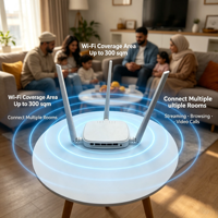 Routeur sans fil Xinsuhang Tenda N318 300 Mbps en gros, 3 antennes, Wi-Fi 2,4 G, RJ45, garantie 1 an, prix usine pour les achats en gros
