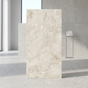 Romano Beige Polished Glazed Porcelain Tiles 600x1200mm Glossy Ceramic Floor Wall Tiles For Living Room - Product Image 2