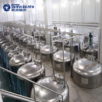 Équipement de stockage chimique réservoir chauffant à enveloppe en acier inoxydable pour pots de fusion de cire