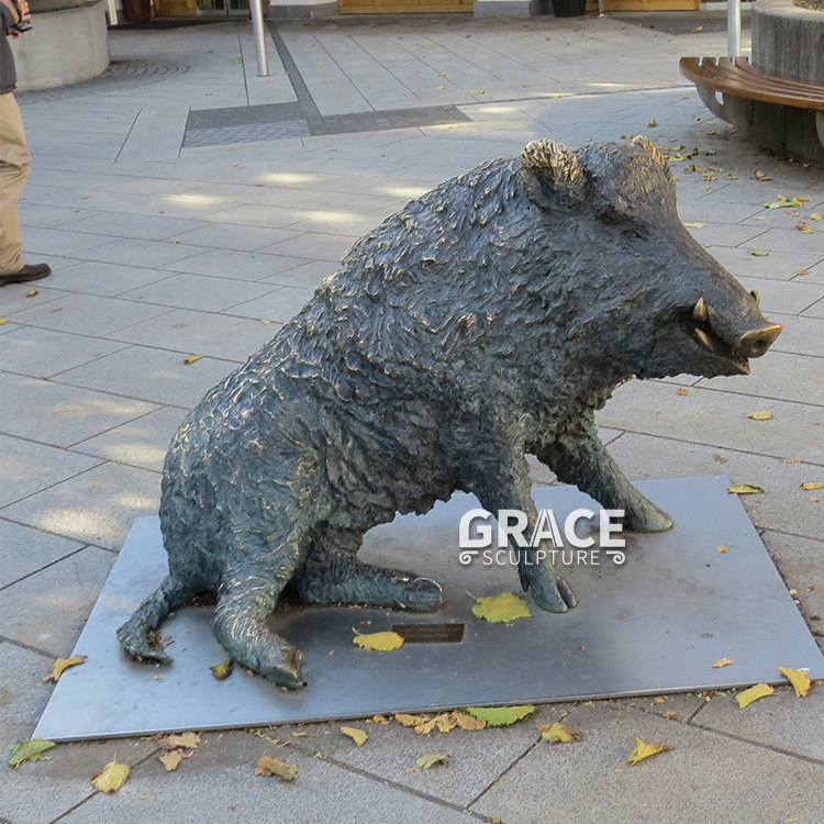 イノシシ彫刻 シルバー イノシシ彫刻 シルバーアウトレット ショップ 通販