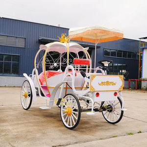 Vente en gros de carrosse de Cendrillon électrique personnalisé en forme de citrouille, taille réelle - Product Image 1