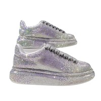 Chaussures de sport tendance pour femme, baskets épaisses, légères, décontractées, pour la marche quotidienne