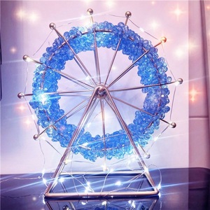 Lampada da Tavolo a Forma di Ruota Panoramica in Metallo di Lusso, Decorazione Notturna Romantica, Regalo per San Valentino, <span class=keywords><strong>Natale</strong></span>, Compleanno - Product Image 6