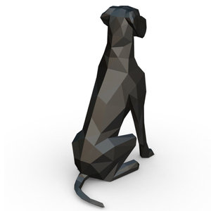 Tùy chỉnh nhựa Thủ công mỹ nghệ 3D in ấn điêu khắc động vật bức tượng lớn Dane Bulldog tượng - Product Image 6