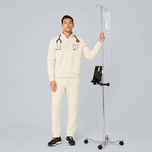 Sweat-shirt personnalisé à col zippé pour infirmière en soins intensifs, brodé CCRN, cadeau de fin d'études, <span class=keywords><strong>médecine</strong></span> d'urgence hivernale - Product Image 6