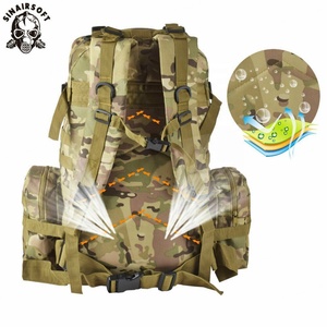 Sac à dos tactique d'extérieur 55L, imperméable, en nylon, système Molle, pour le sport, les voyages, la randonnée, le camping et la marche - Product Image 2