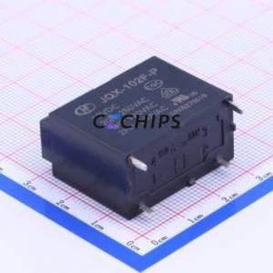 JQX-102F-P/012 Power Relay Through hole Component THT,16x30.5mm Relay 12V 1 Normally Open: 1A SPST-Normally Open::: 4 250V-AC - Product Image 1