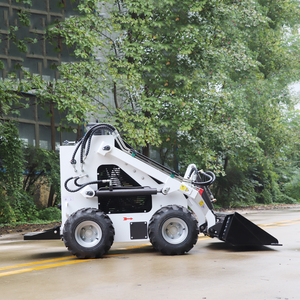 FREE SHIPPING Small Cheap Skid Steer <b>Gasoline</b> with Bucket Different Skidsteer Bagger Mini - Product Image 3