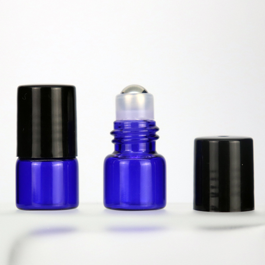 5ml frosted perfume roll on bottle with box