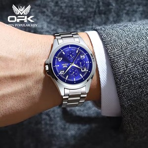 OPK Fashion Simple Leder armband Herren uhr Wasserdichte leuchtende Quarzuhren Casual Business Armbanduhren Man Relojes Hommer - Product Image 4